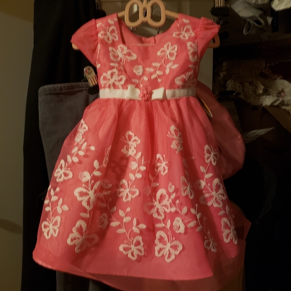 Pink Butterfly Dress - Picture 1 of 3